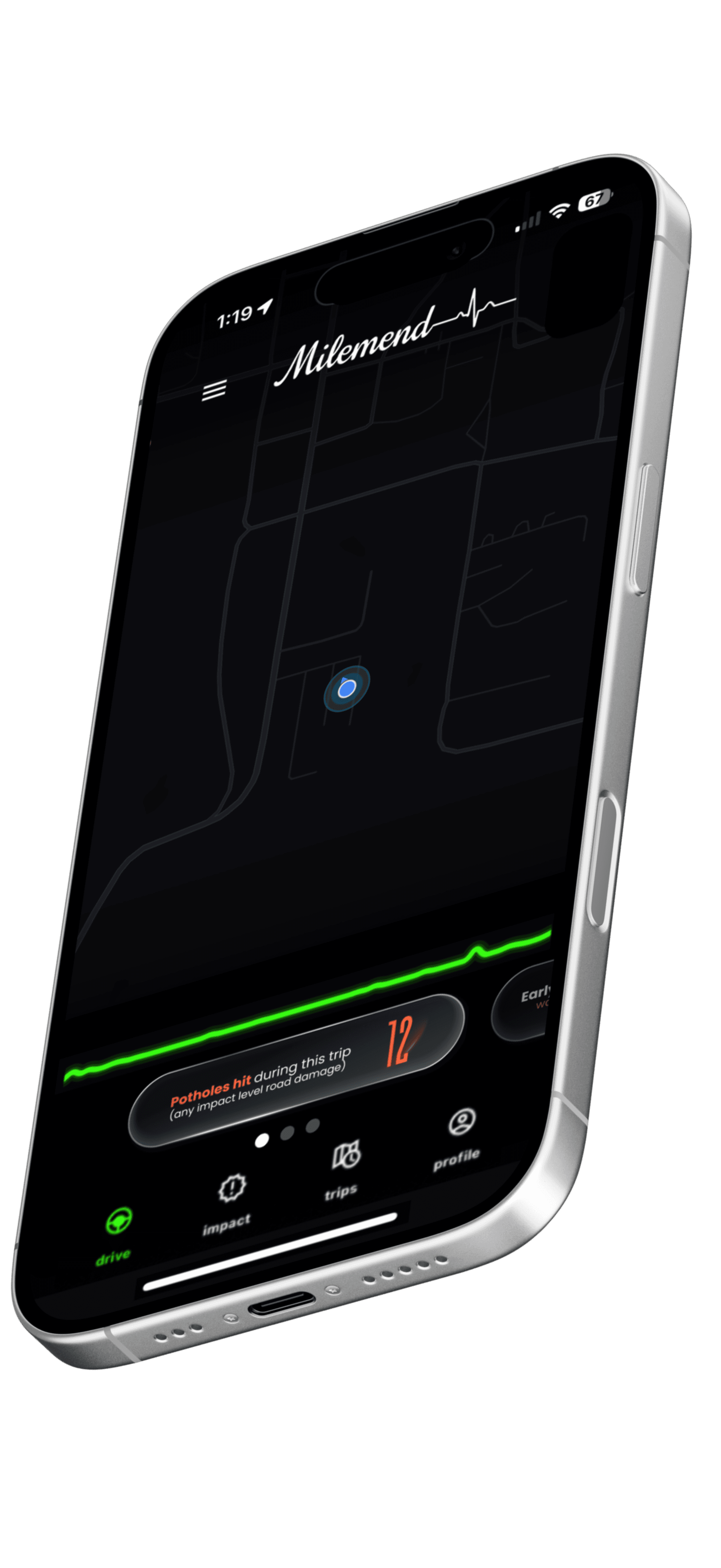Milemend mobile app preview